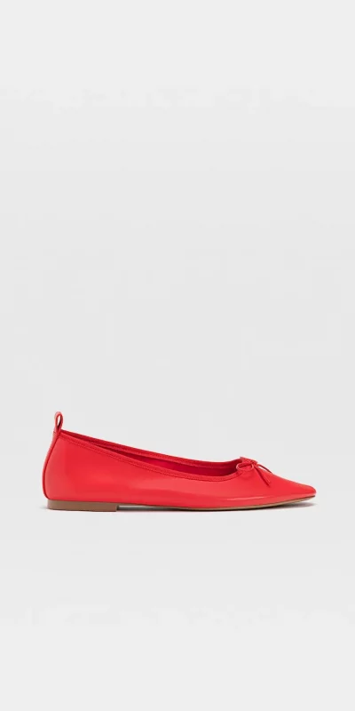کفش زنانه قرمز استرادیواریوس 346