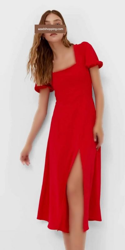 stradivarius-midi-dress-with-low-cut-back-1-768x1270