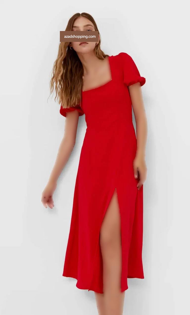 Stradivarius hotsell midi dress